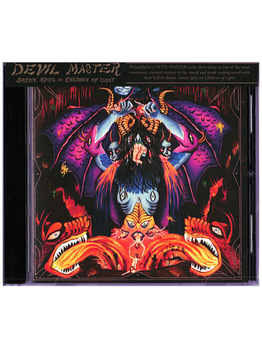 DEVIL MASTER - SATAN SPITS ON CHILDREN OF LIGHT CD black metal, punk, goth rock